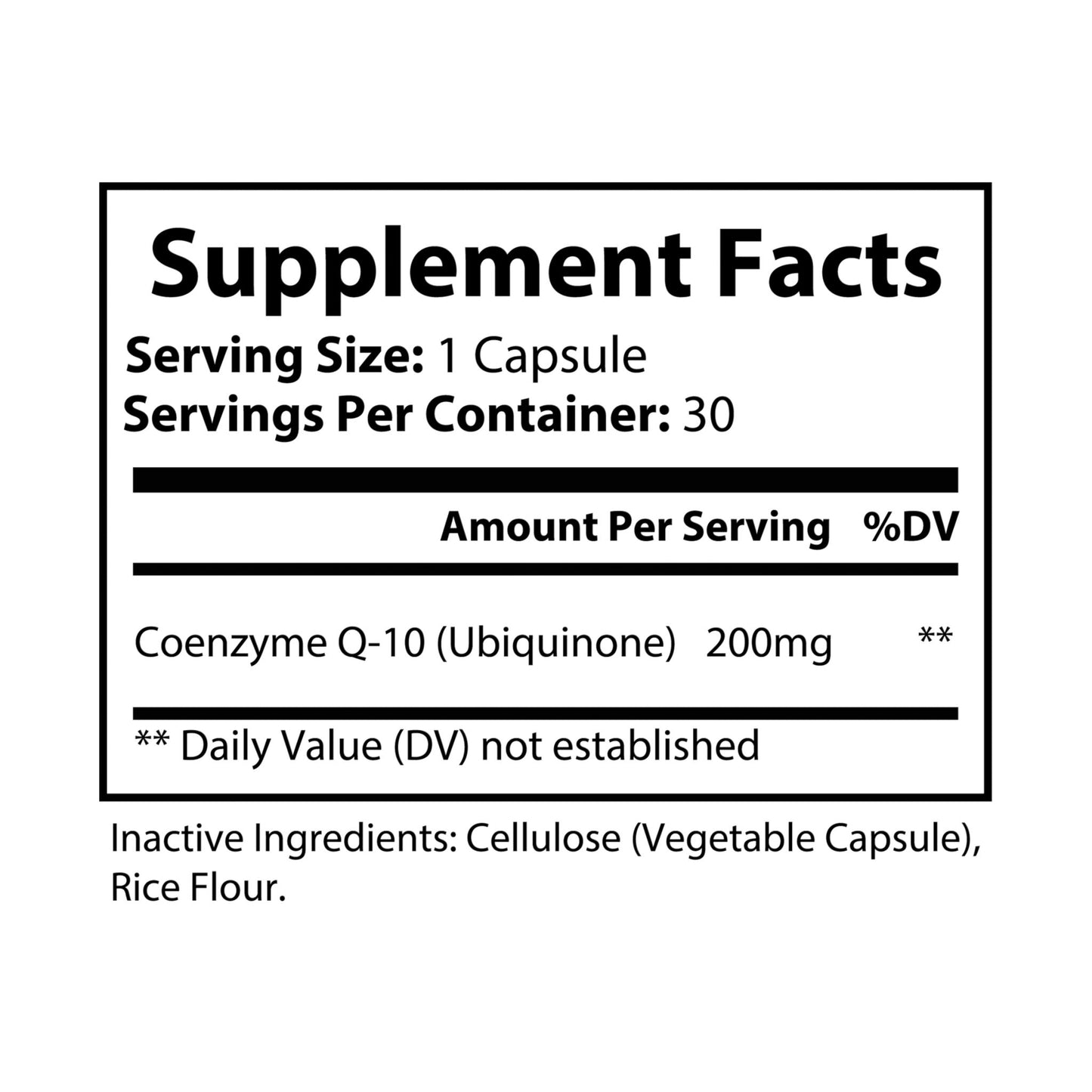 CoQ10 (Ubiquinone) Supplement