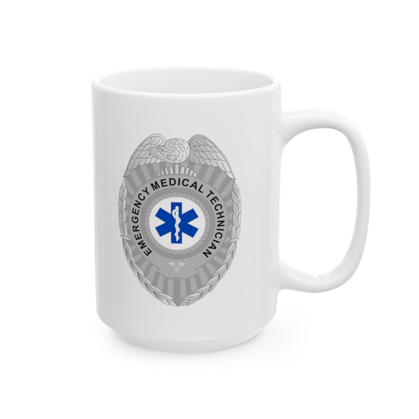 EMT Badge Eagle Mug