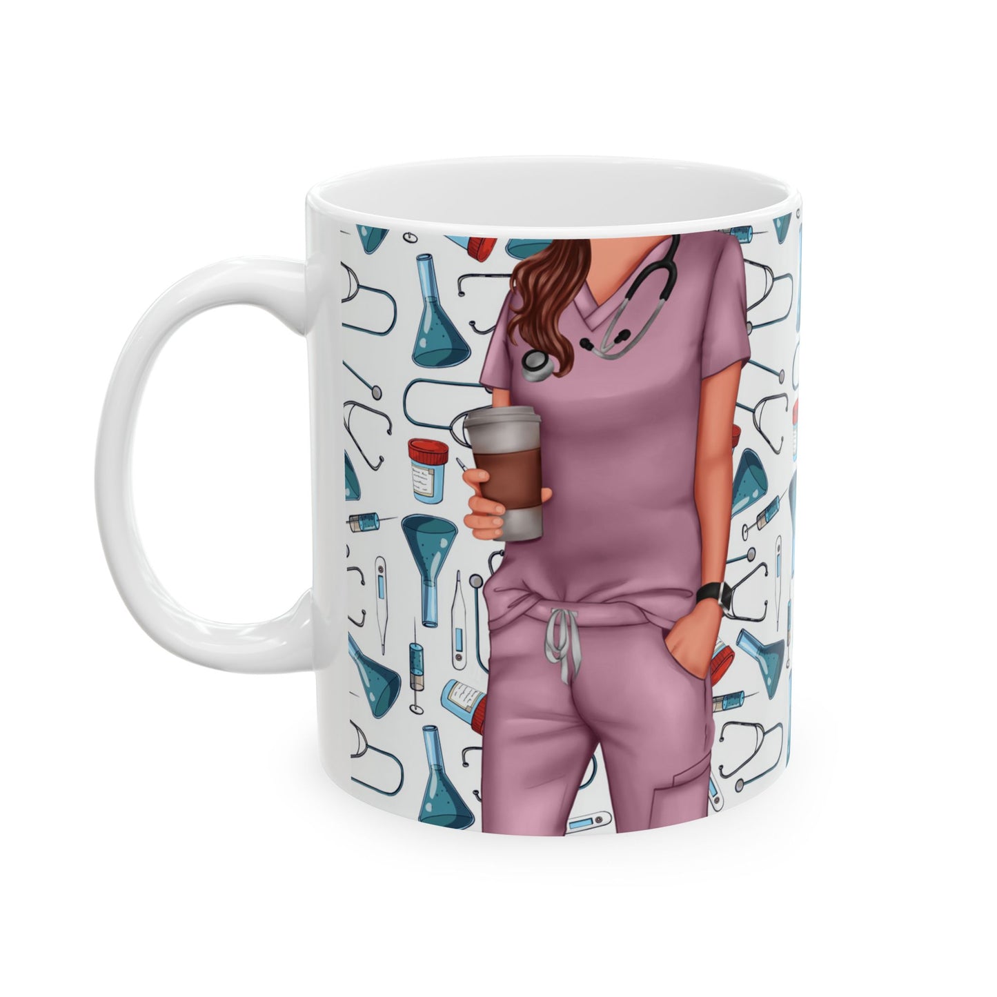 Custom Mug - Pink Scrubs