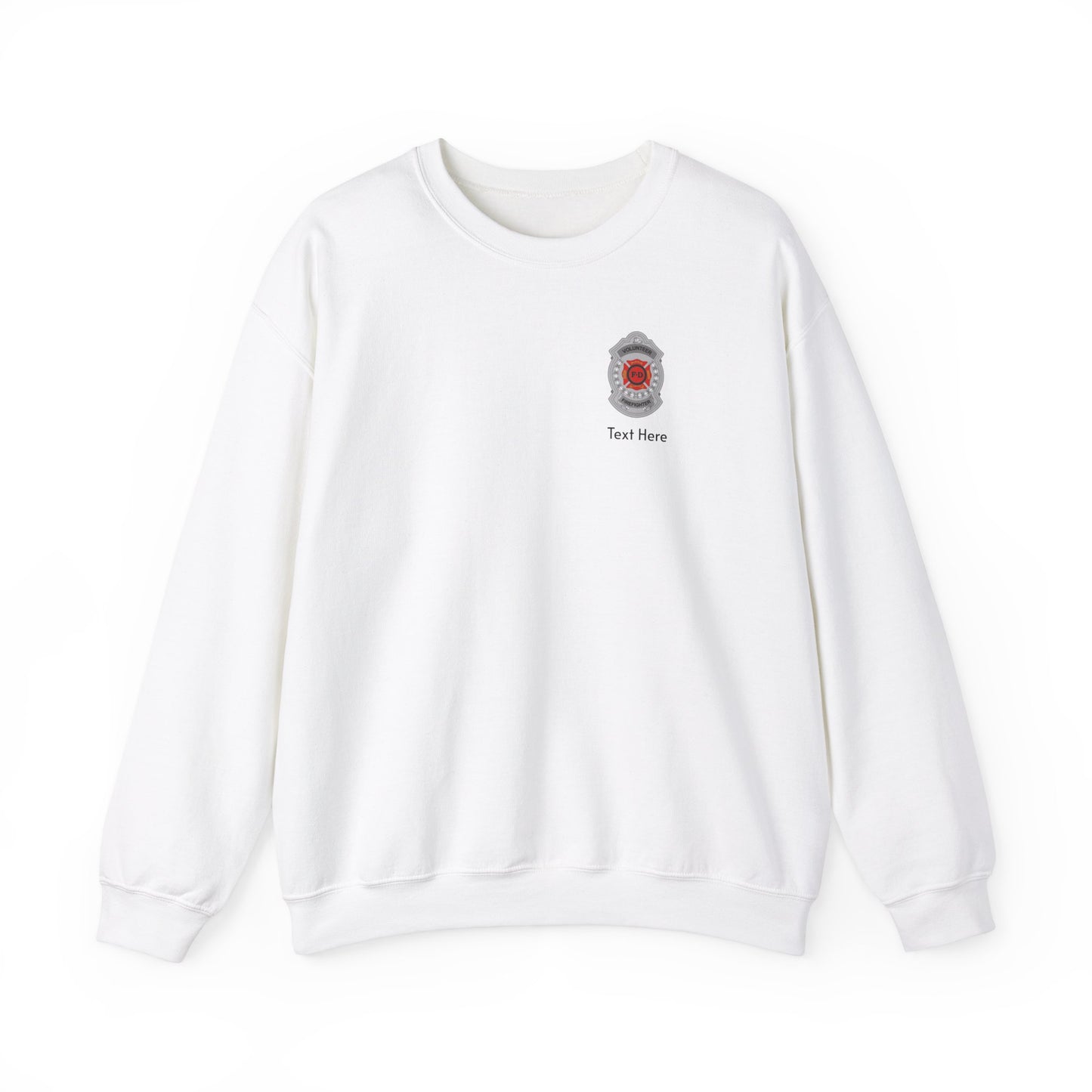 Volunteer Firefighter Badge Sweatshirt