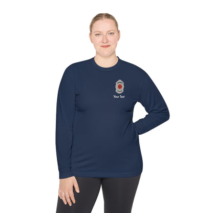 Volunteer Firefighter Badge Long Sleeve Tee