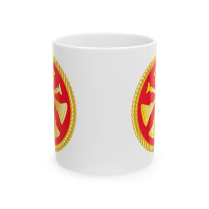 Rank - 4 Bugles - Red Mug