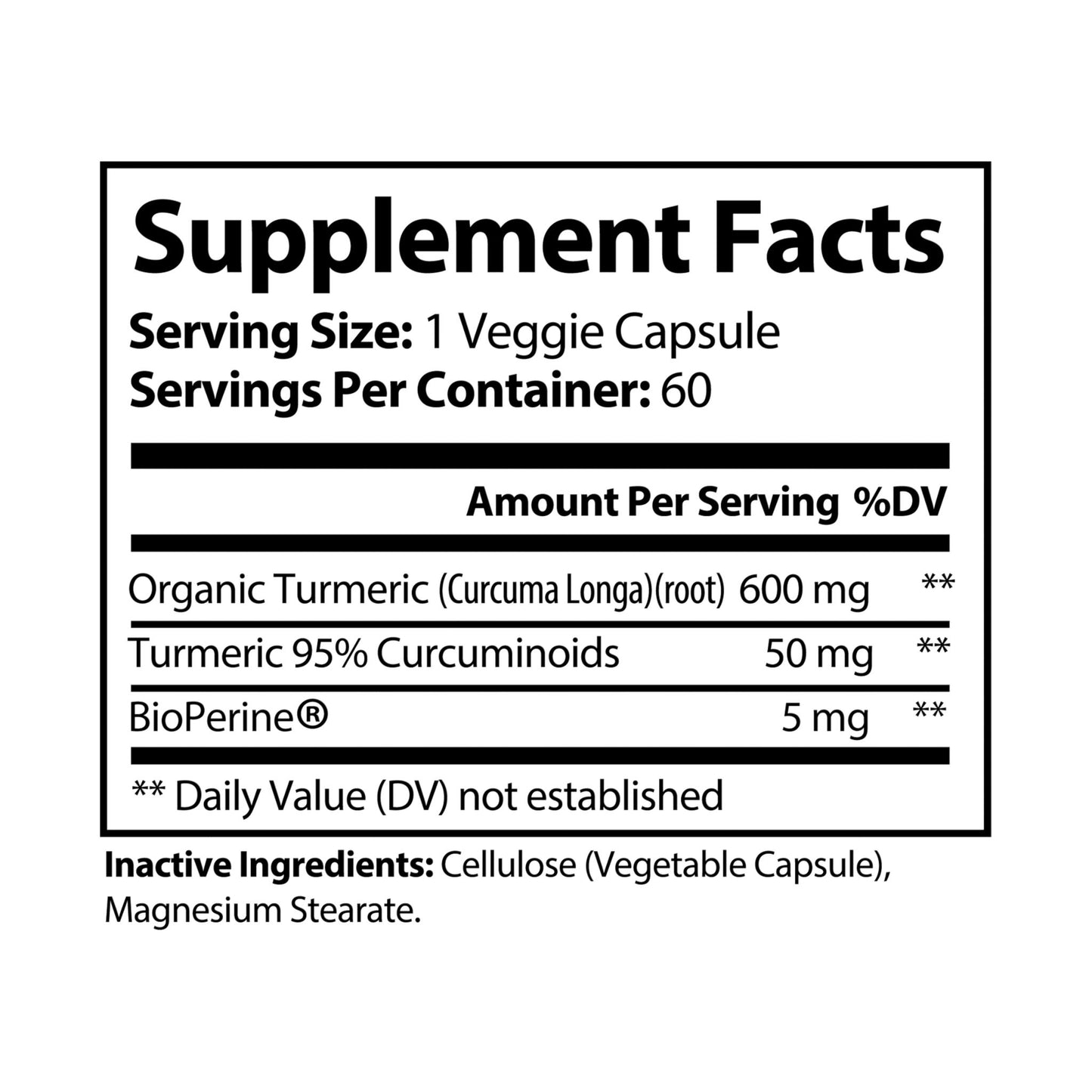 Turmeric with BioPerine