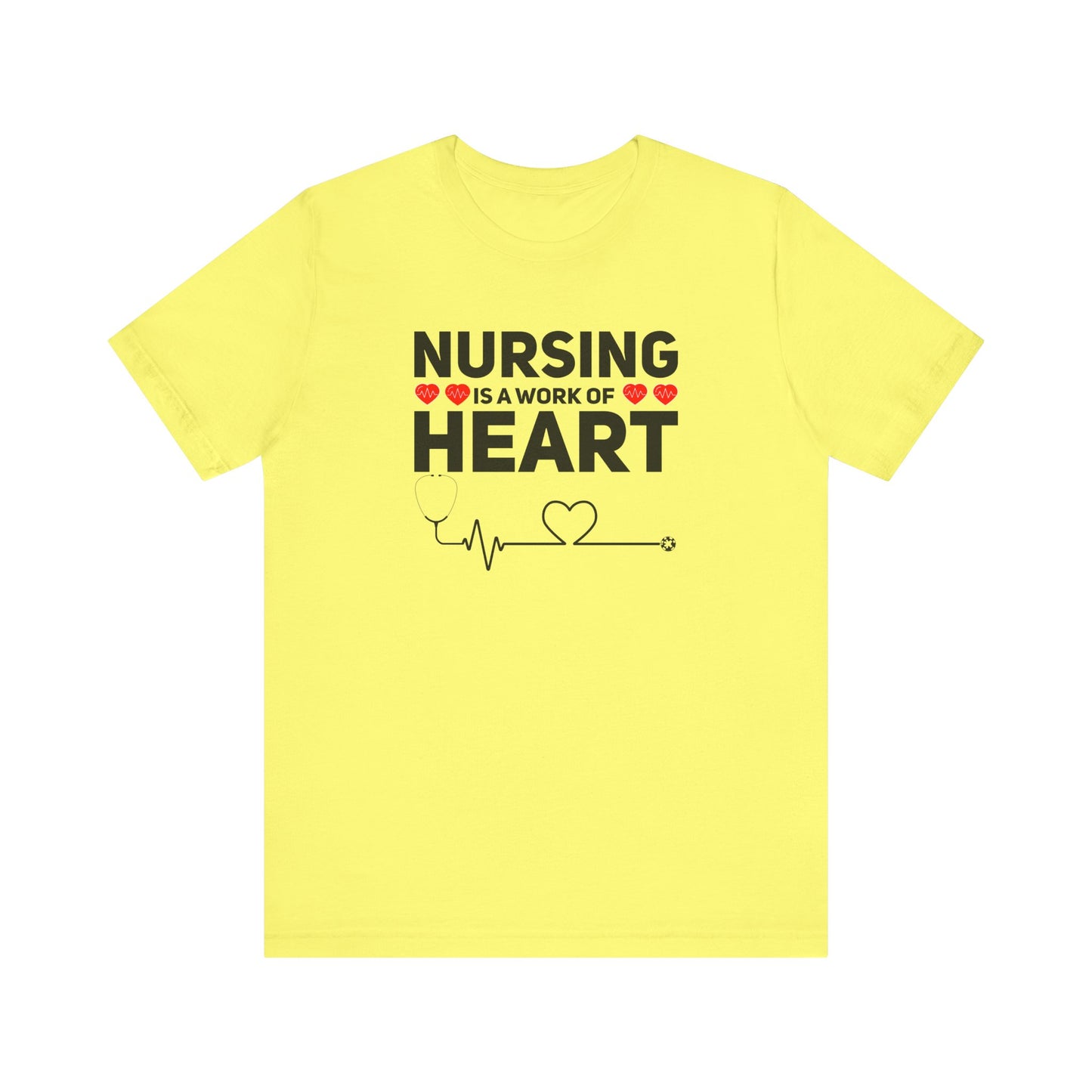 Nursing Is A Work Of Heart T-Shirt