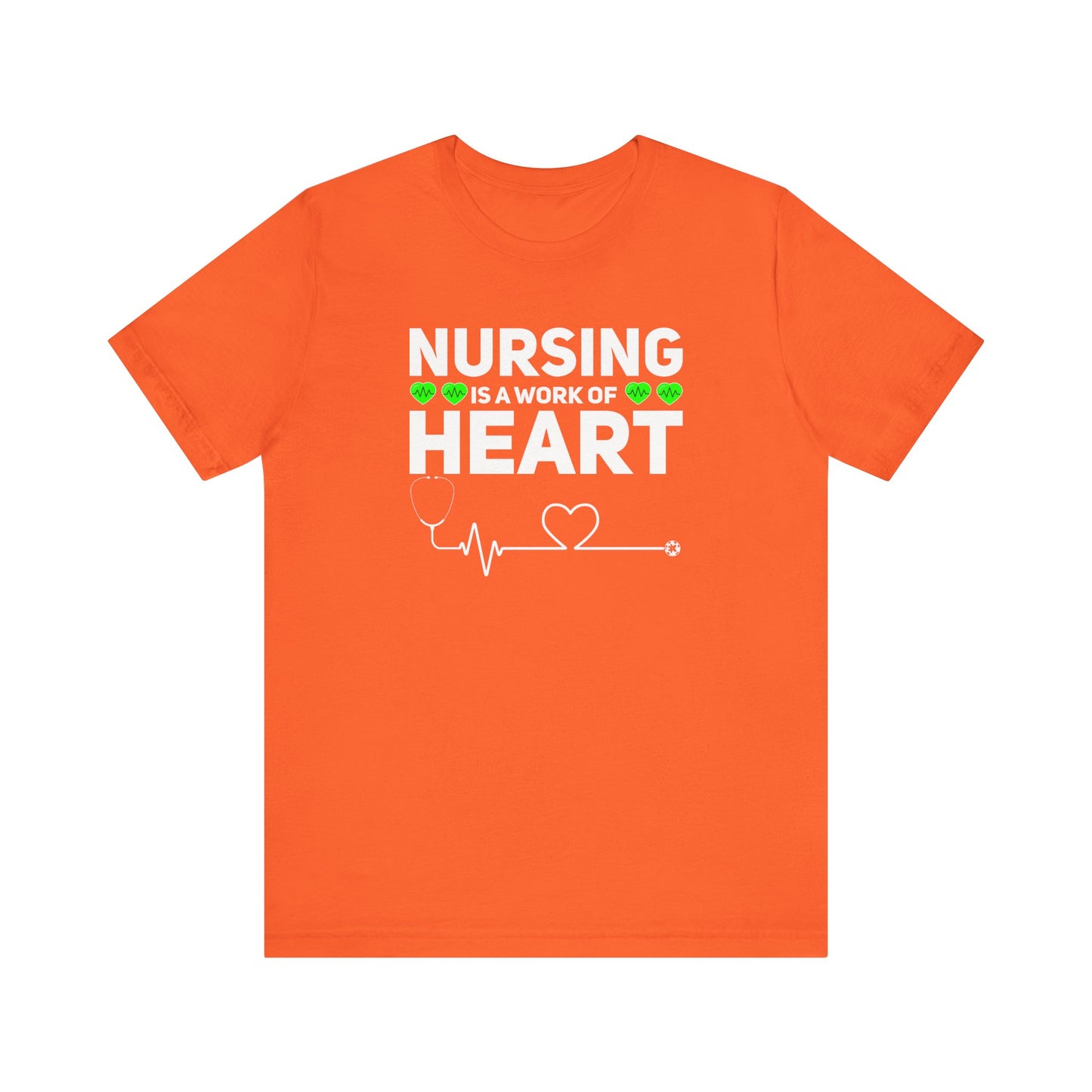 Nursing Is A Work Of Heart T-Shirt