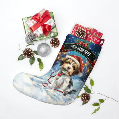 Puppy & Stethoscope Stocking