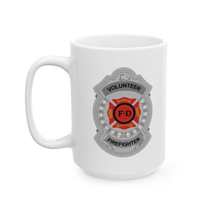 Volunteer Firefighter Badge Mug