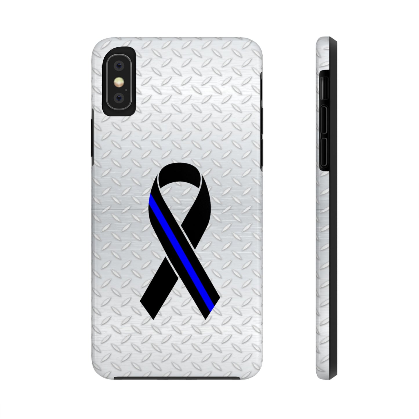 Blue Line Ribbon Tough Phone Cases