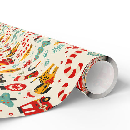 Dalmatians & Engines Wrapping Paper