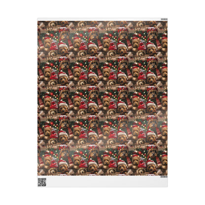 Christmas Dogs Wrapping Paper