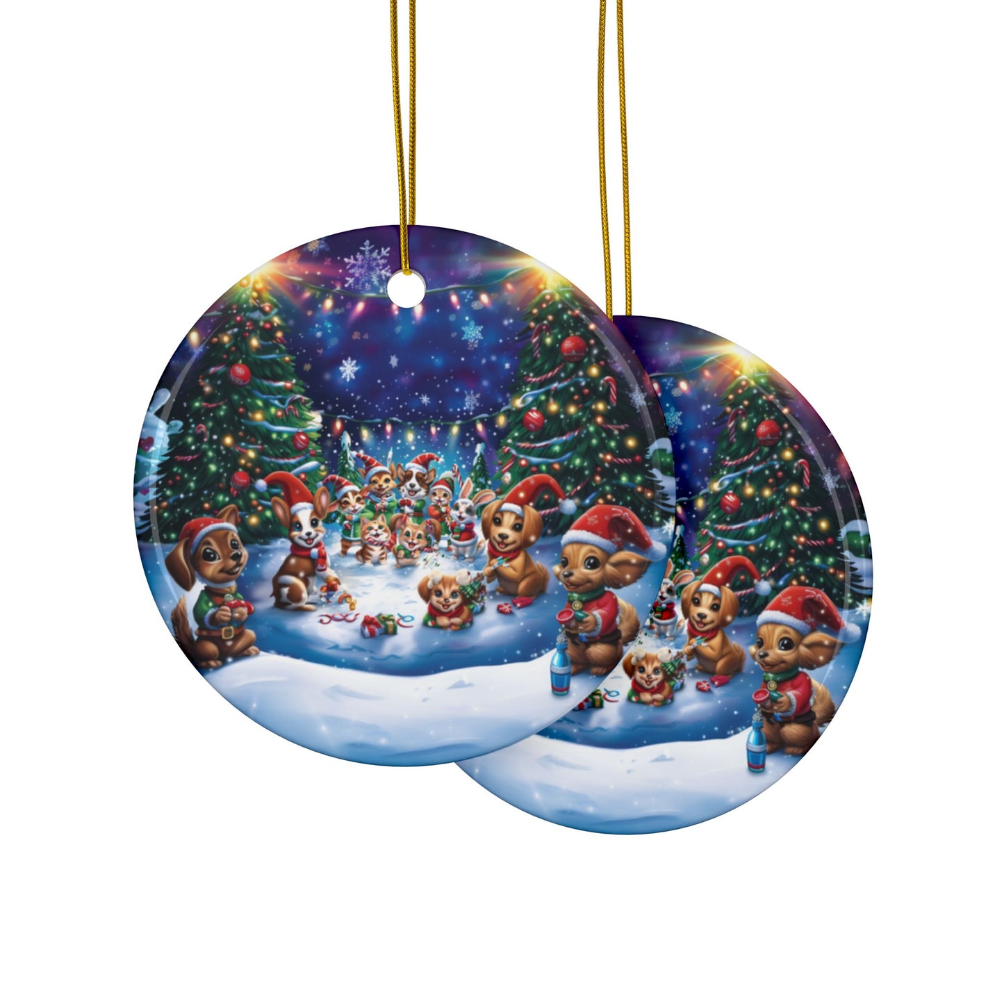 Animal Rescue Elves Ornament