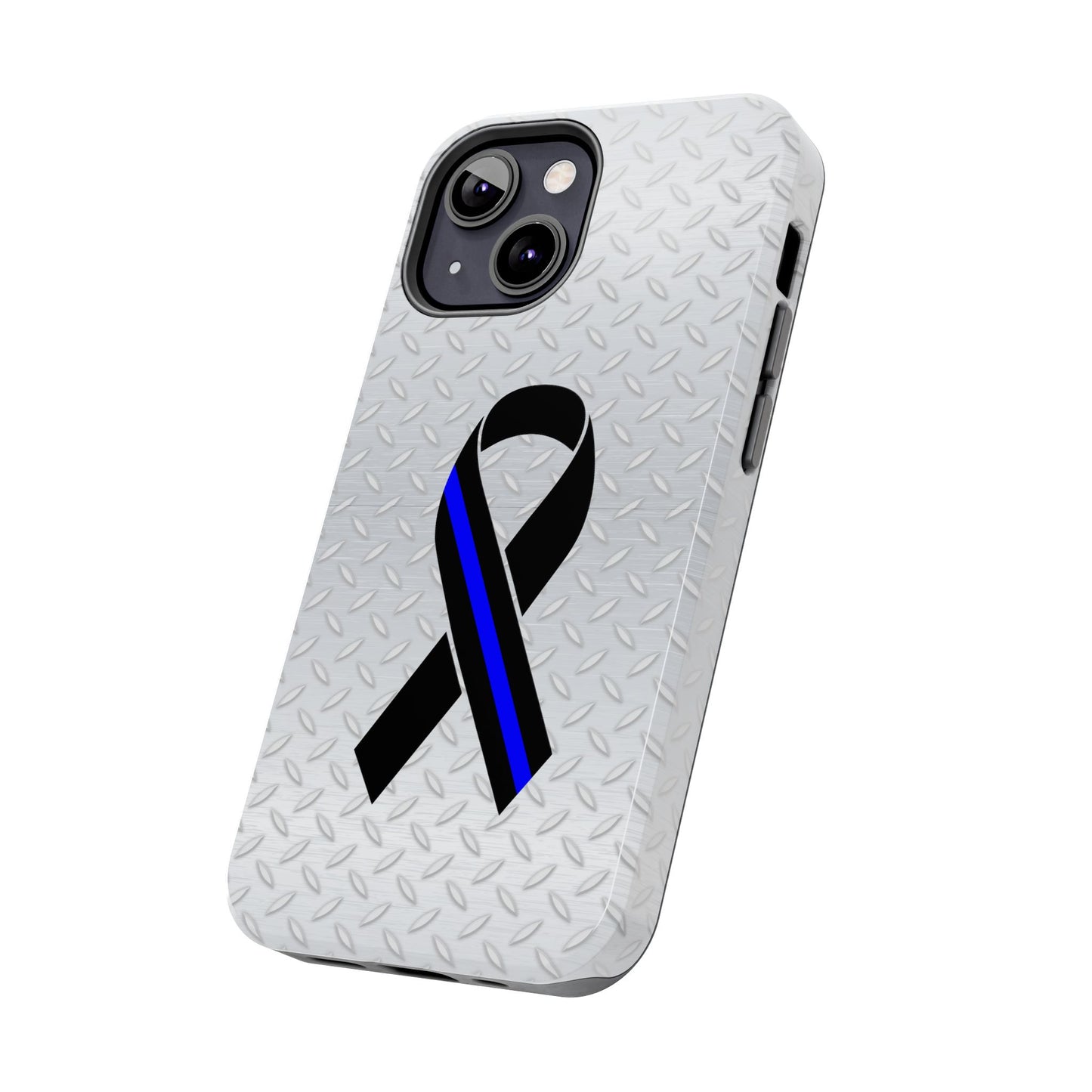 Blue Line Ribbon Tough Phone Cases