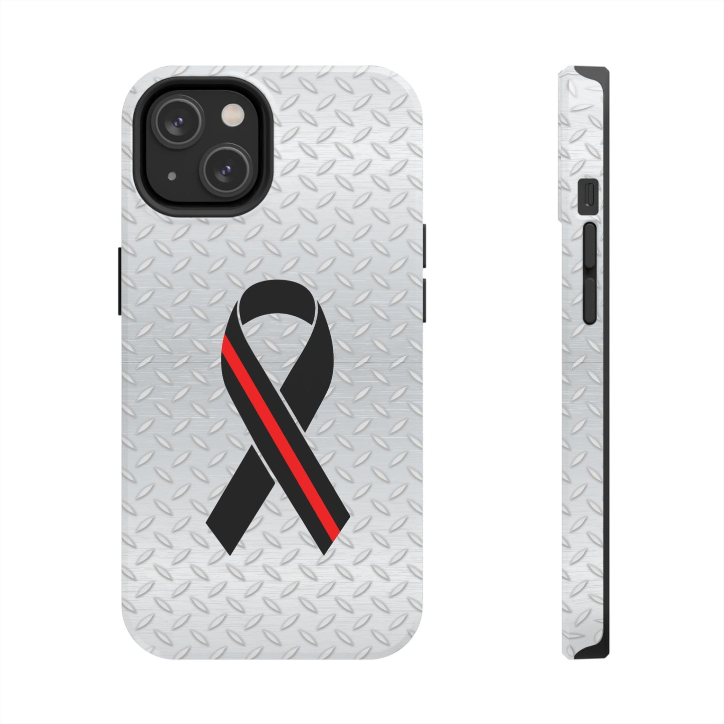 Red Line Ribbon Tough Phone Cases