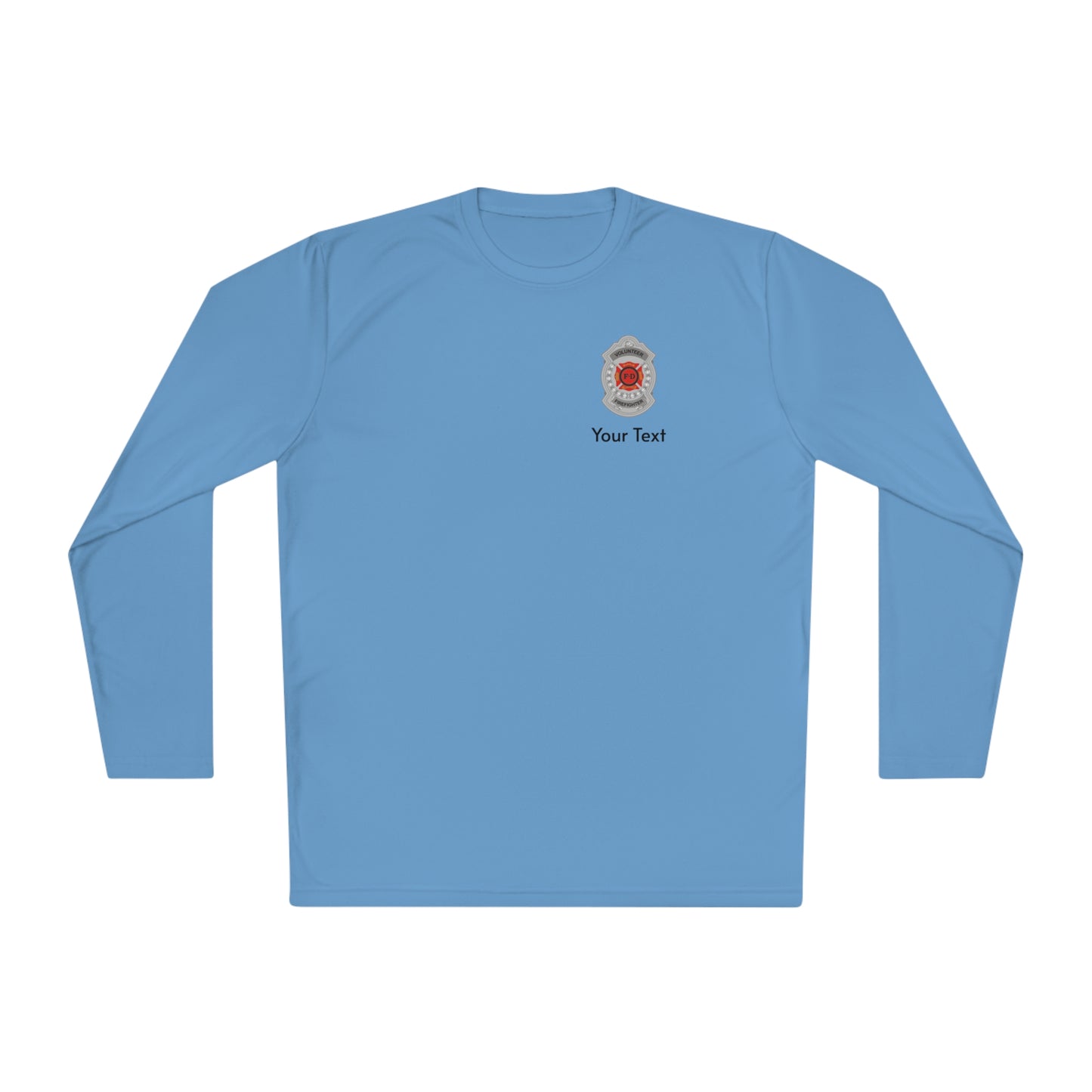 Volunteer Firefighter Badge Long Sleeve Tee