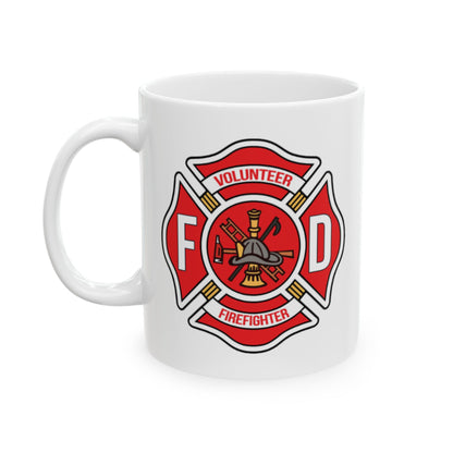 Volunteer Firefighter Patch Mug