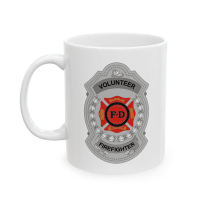 Volunteer Firefighter Badge Mug