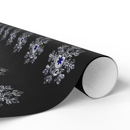 EMT Snowflake Wrapping Paper