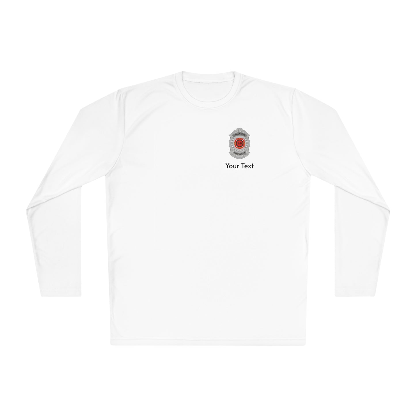 Volunteer Firefighter Badge Long Sleeve Tee