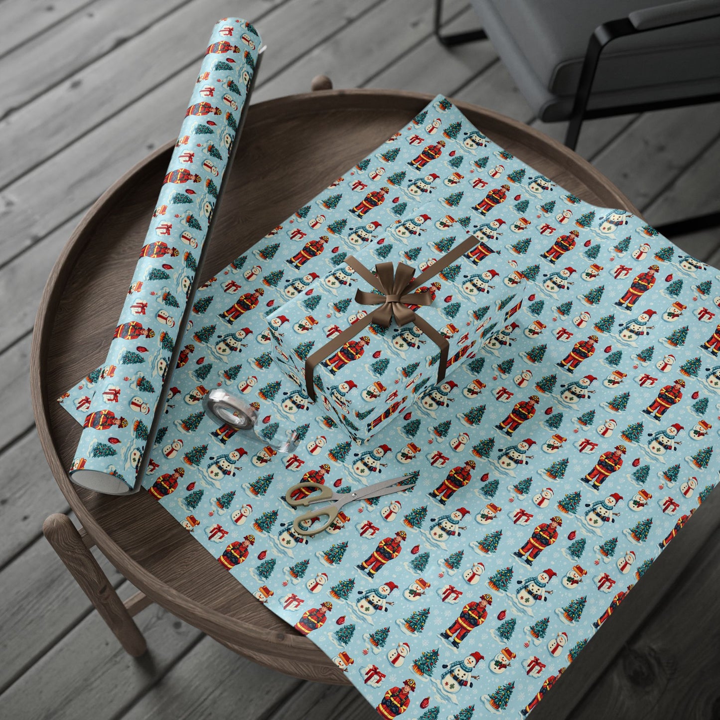 Firefighter Wrapping Paper