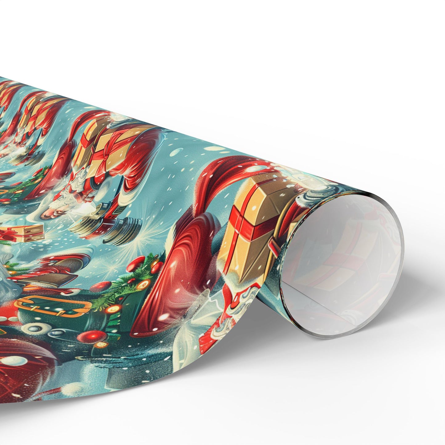 Fun Santa Wrapping Paper