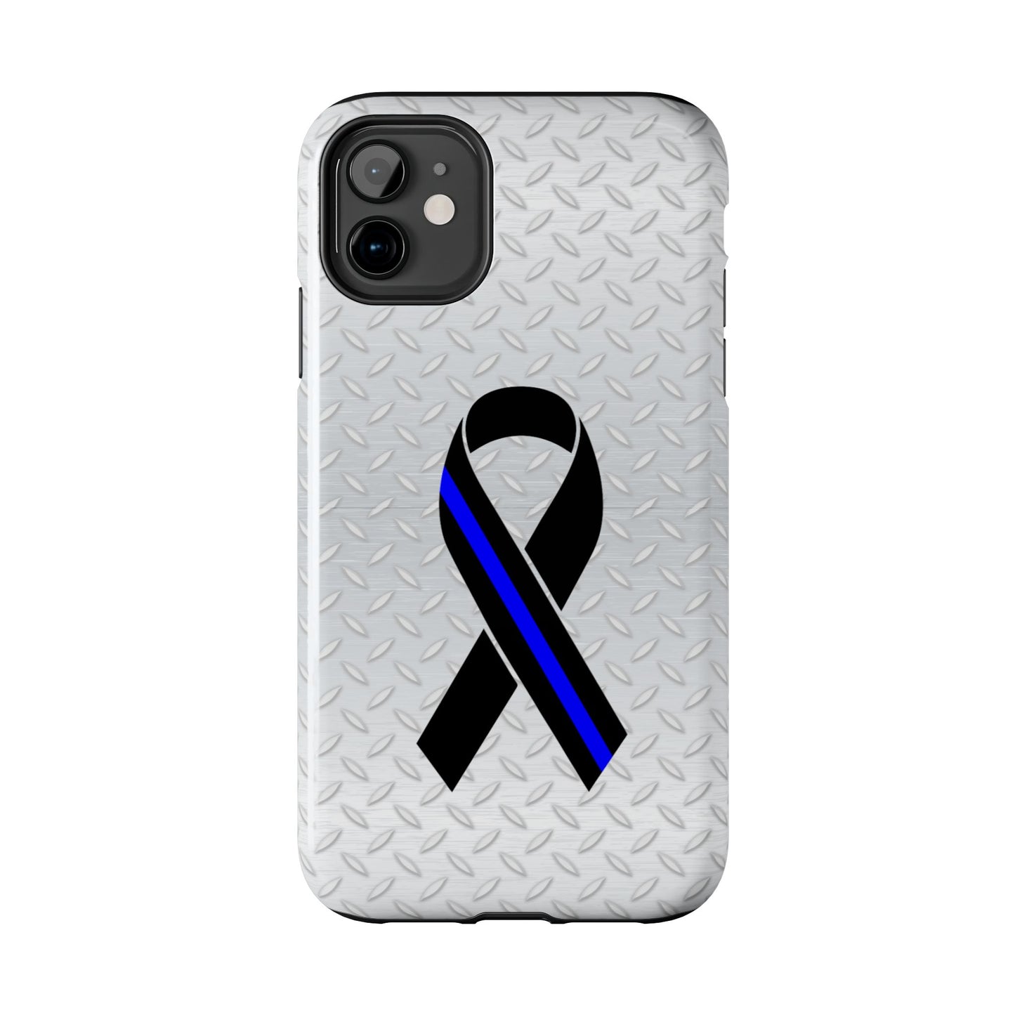 Blue Line Ribbon Tough Phone Cases