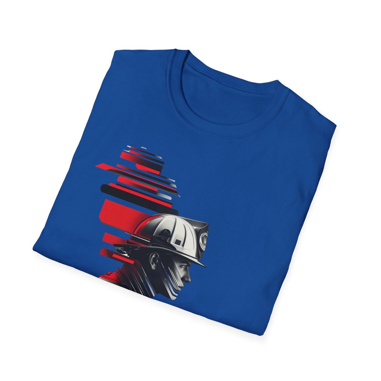 Firefighter Face Redline T-Shirt