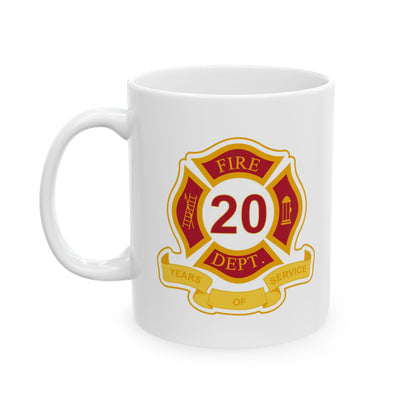 FD 20 Years of Service Mug