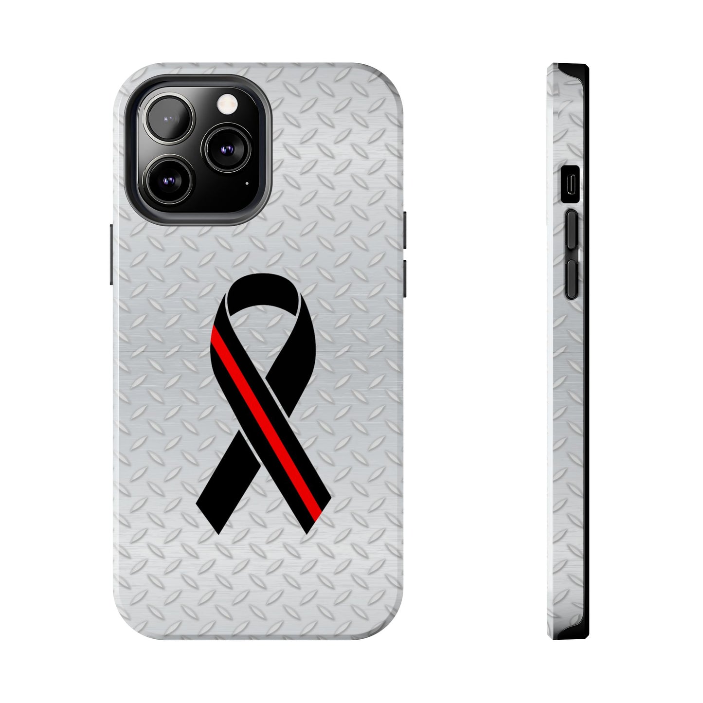 Red Line Ribbon Tough Phone Cases