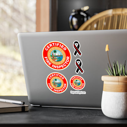 FL Certified Fire Inspector Decal Set