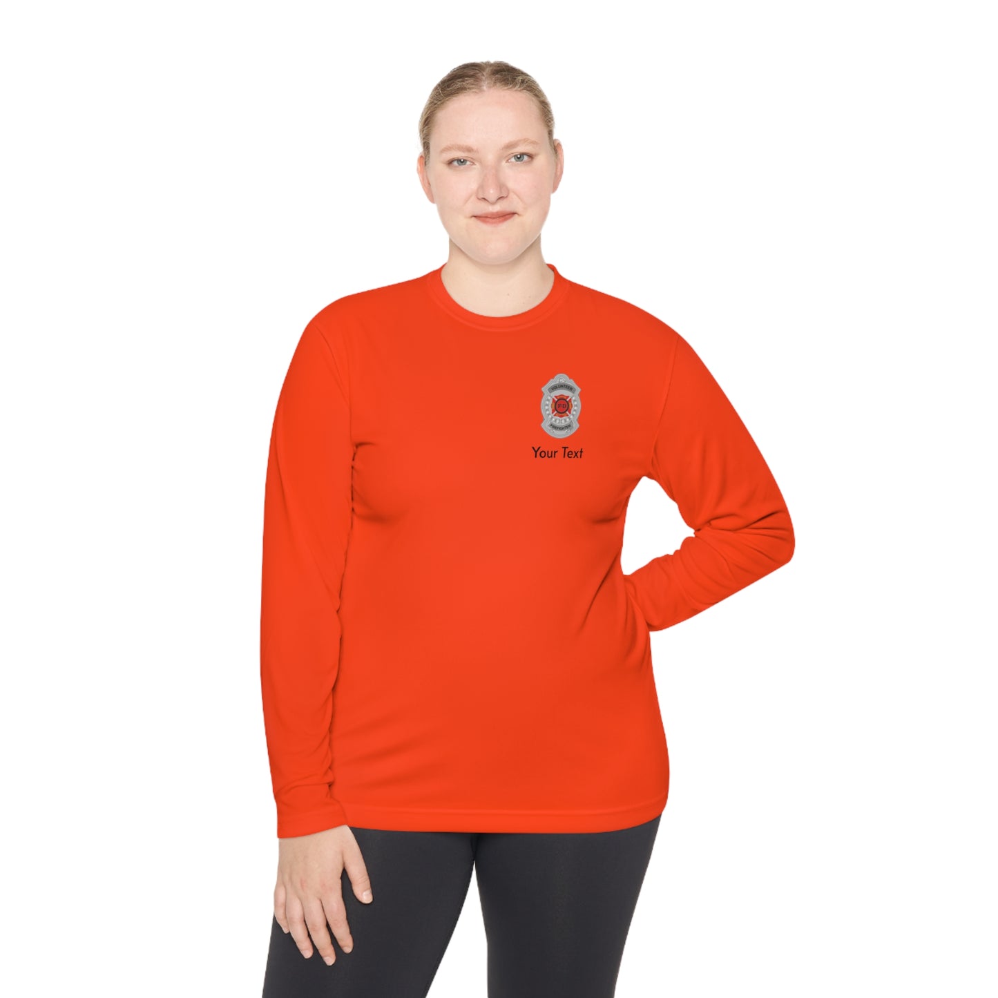 Volunteer Firefighter Badge Long Sleeve Tee