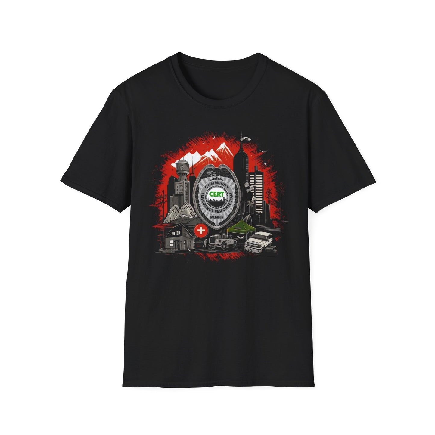 CERT Badge Scene T-Shirt