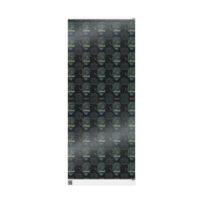 Merry Christmas Shield Wrapping Paper