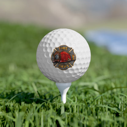 Fire Dept. Maltese Cross Golf Balls - 6 Pack