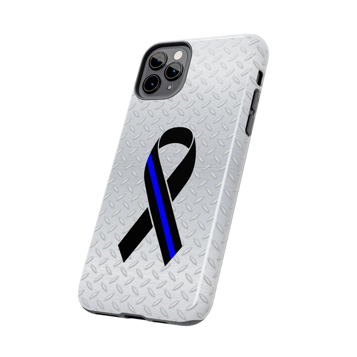 Blue Line Ribbon Tough Phone Cases