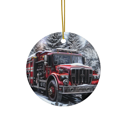 Fire Engine Ornament