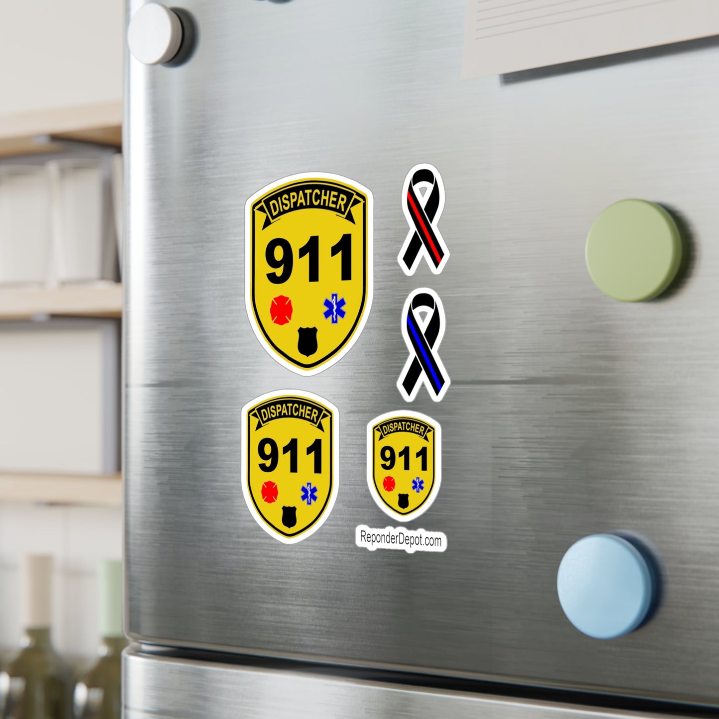 911 Dispatcher Decal Set