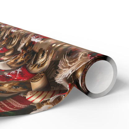 Christmas Dogs Wrapping Paper