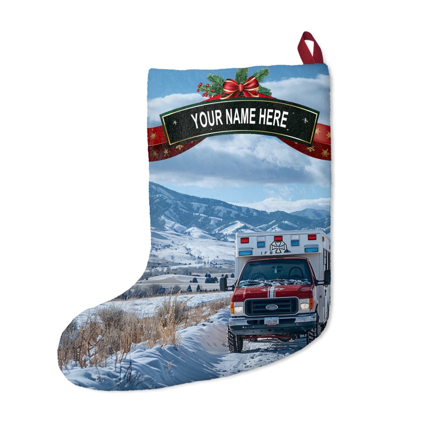 Ambulance & Mountains Stocking