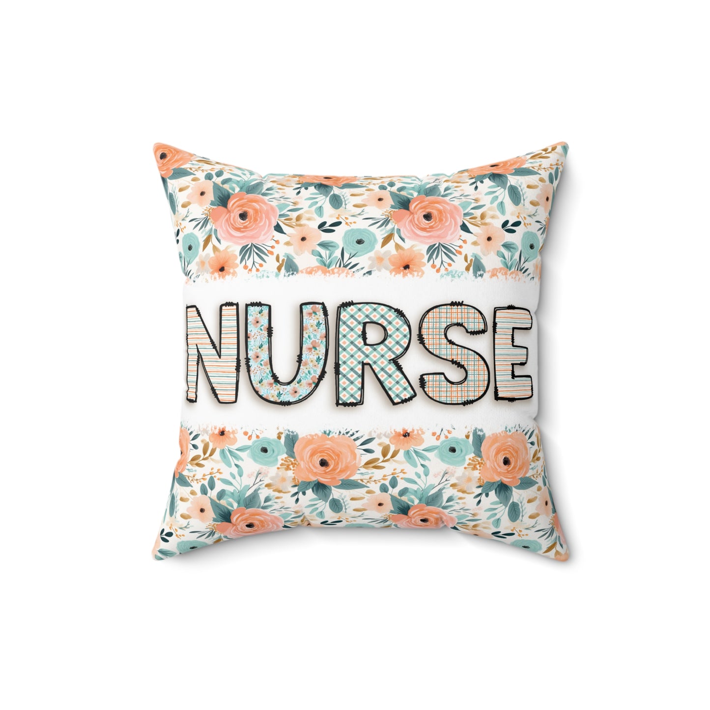 Nurse Floral Pillow