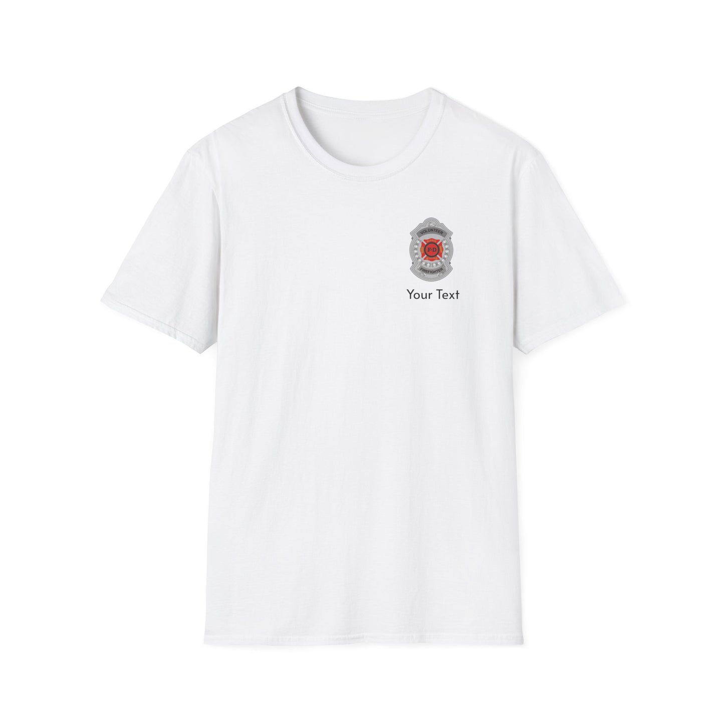 Volunteer Firefighter Badge T-Shirt