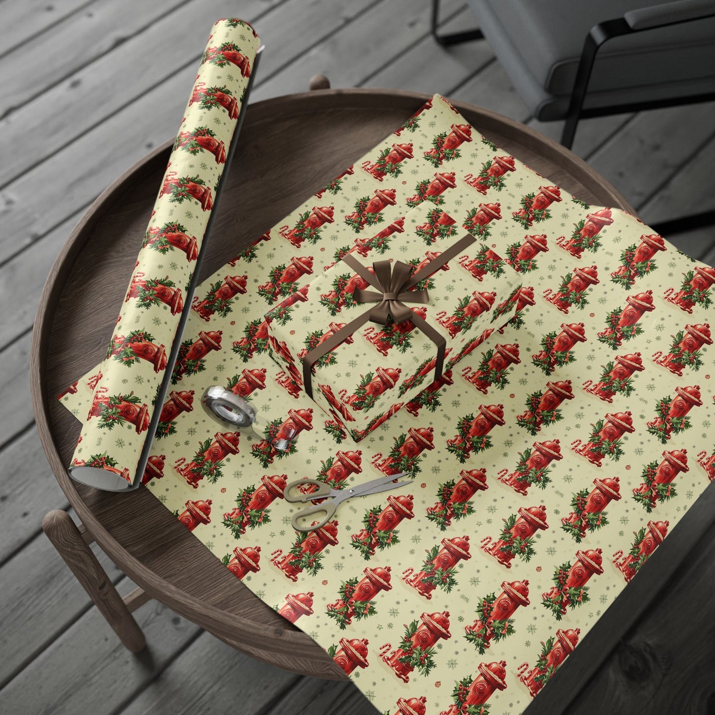 Fire Hydrants Wrapping Paper