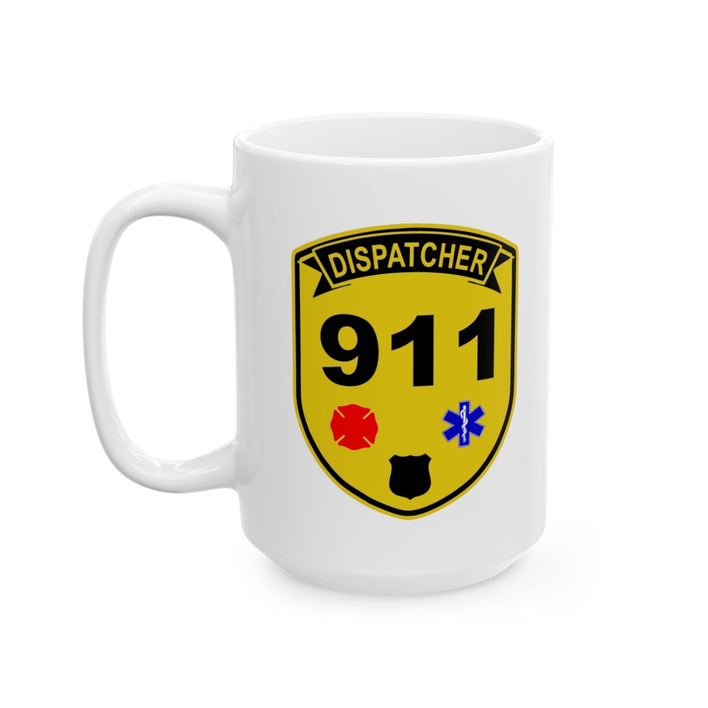 911 Dispatcher Patch Mug