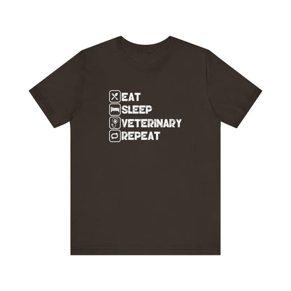 Eat, Sleep, Veterinary, Repeat T-Shirt