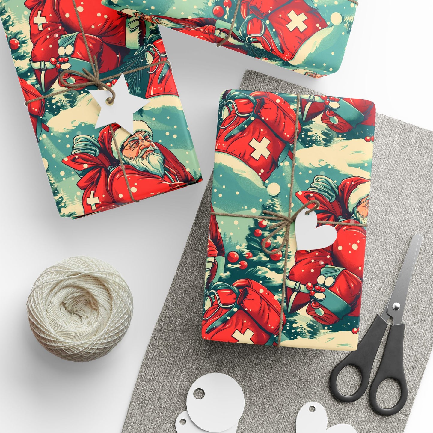 SAR Santa Wrapping Paper