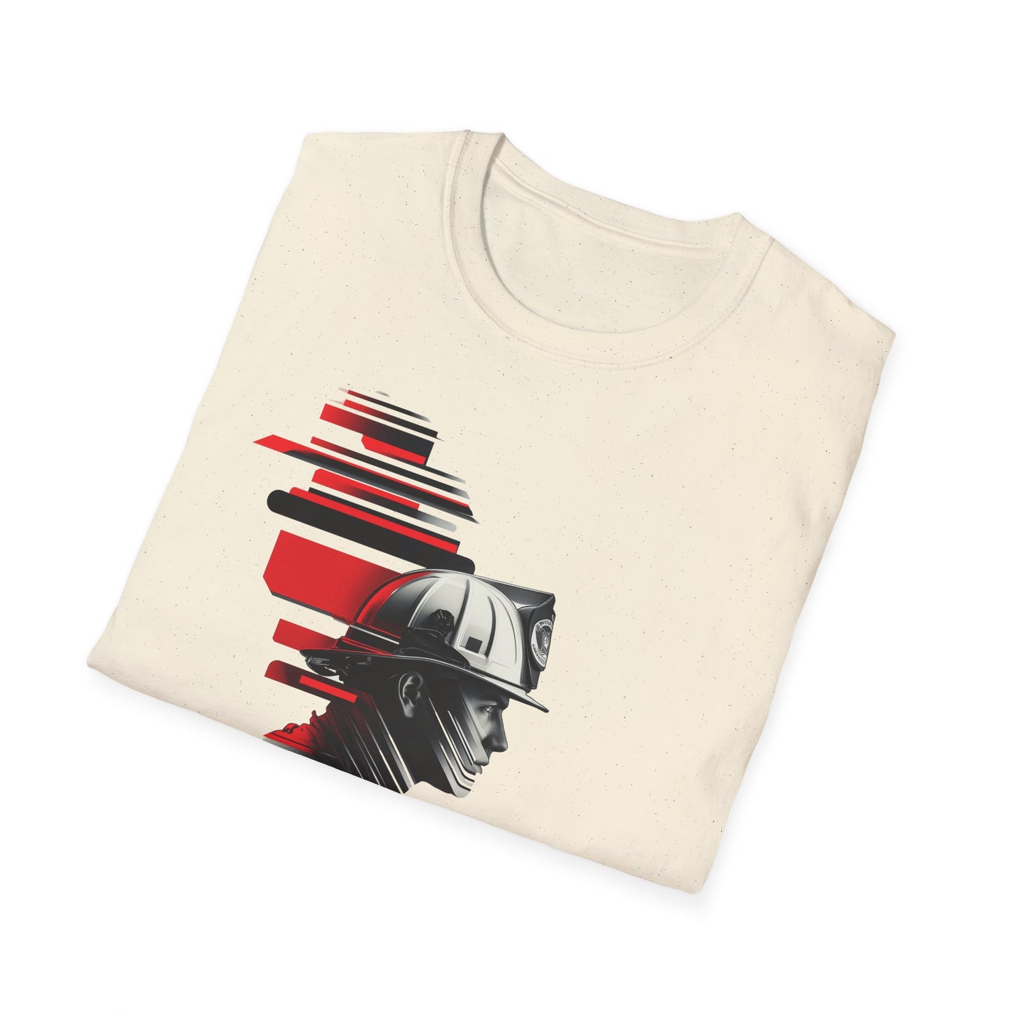 Firefighter Face Redline T-Shirt