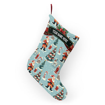 Dalmatian & Santa Stocking