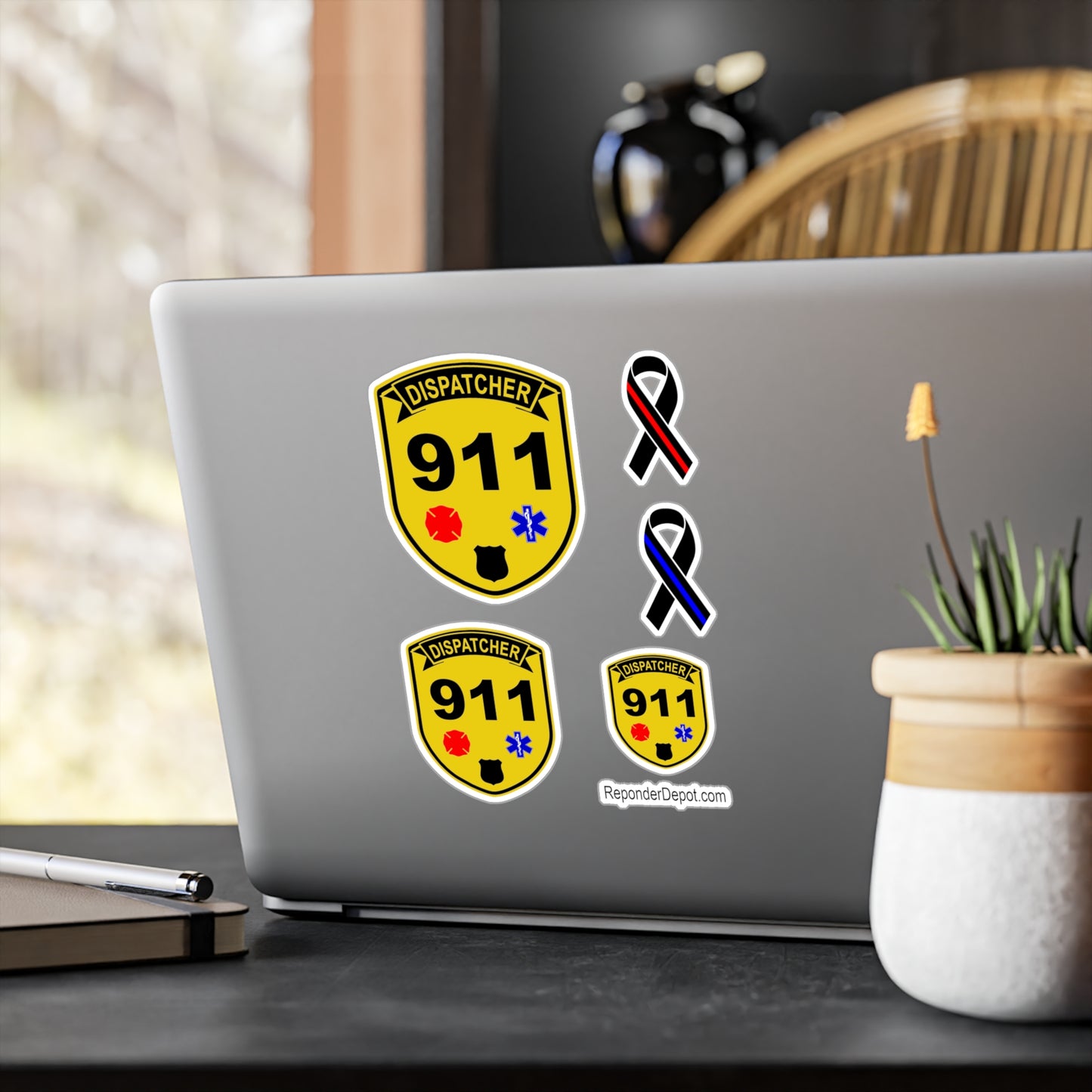 911 Dispatcher Decal Set