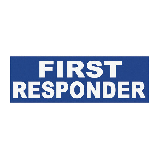 First Responder Car Magnet