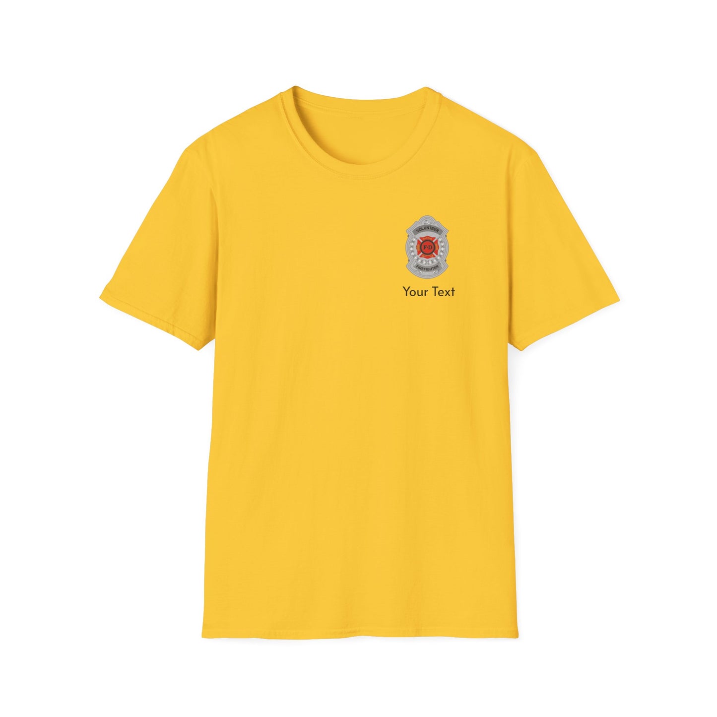 Volunteer Firefighter Badge T-Shirt