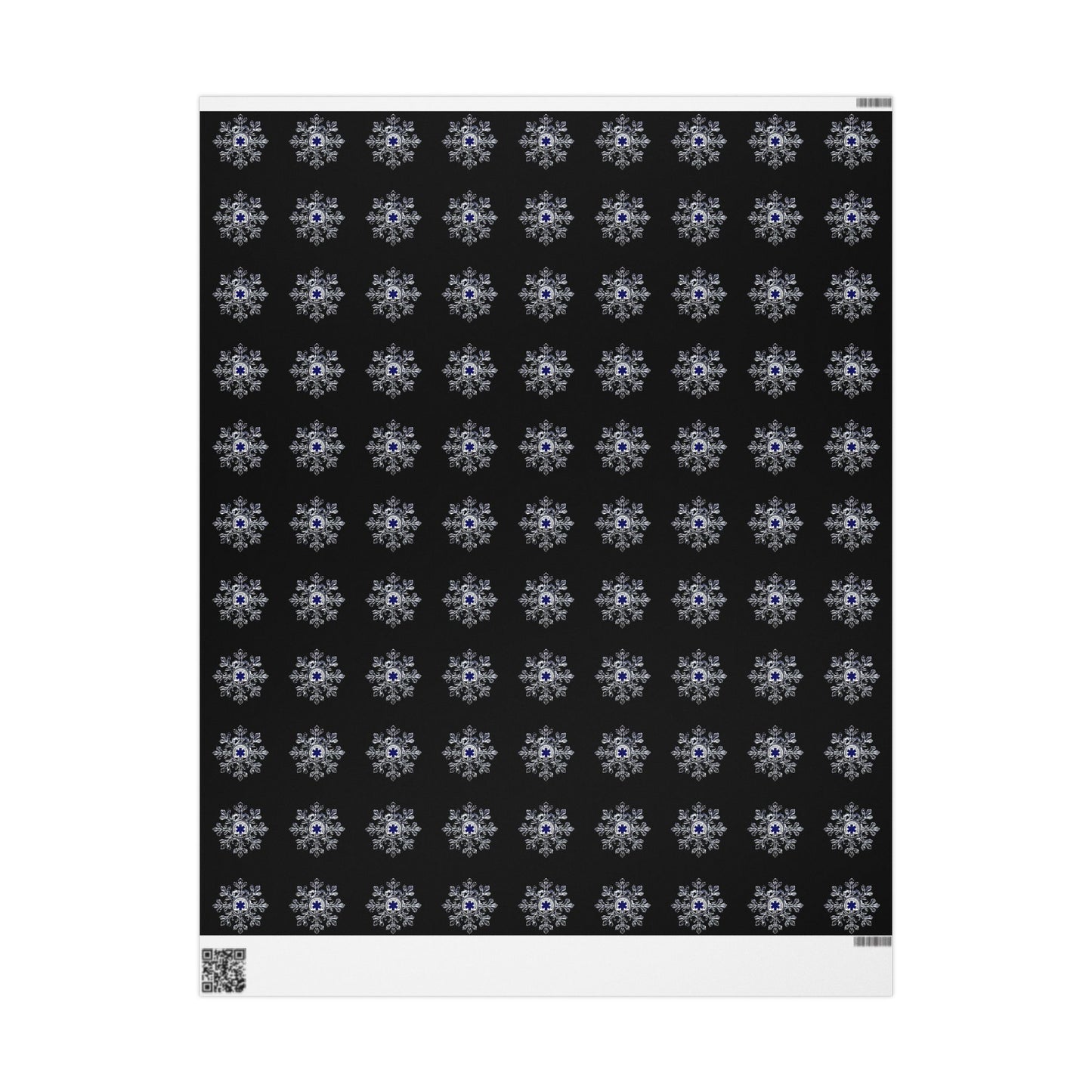 EMT Snowflake Wrapping Paper